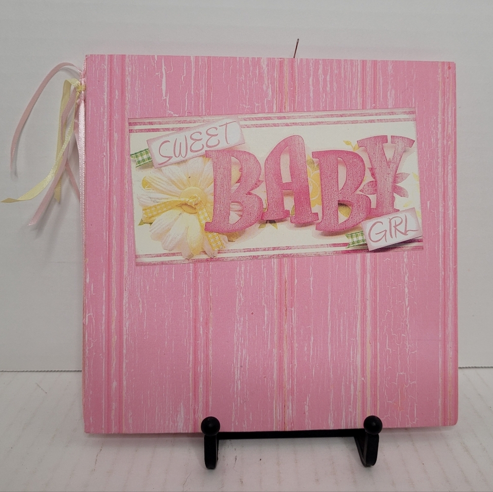 Handmade Sweet Baby Girl Scrapbook